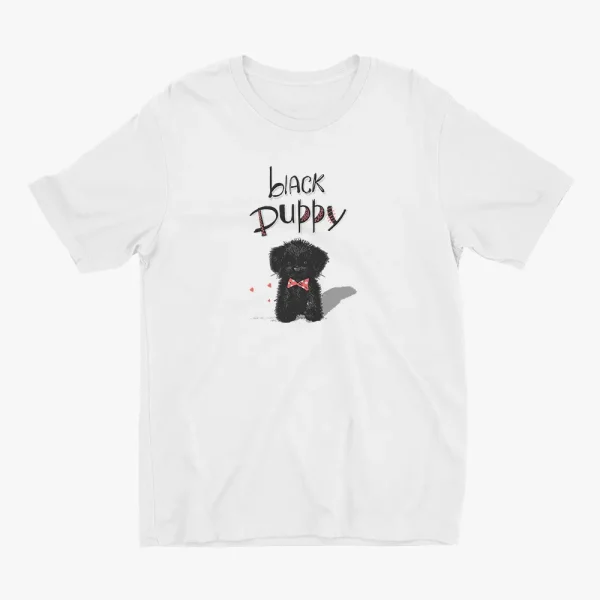 cute-black-puppy-tshirt