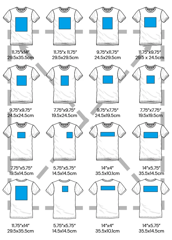 Design Sizes Guide SmartPrintTransfers