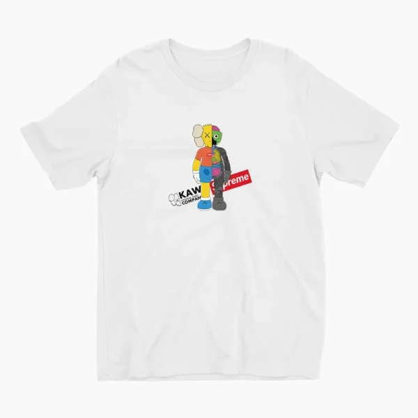 KAWS-Supreme-Style1-tshirt