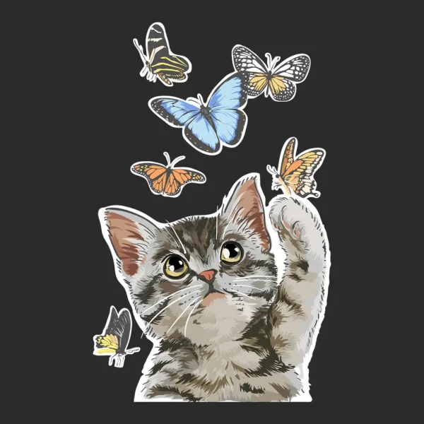 kitten-playing-with-butterfly-heat-transfer