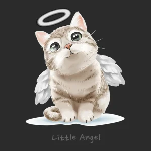 little-angel-cat-heat-transfer