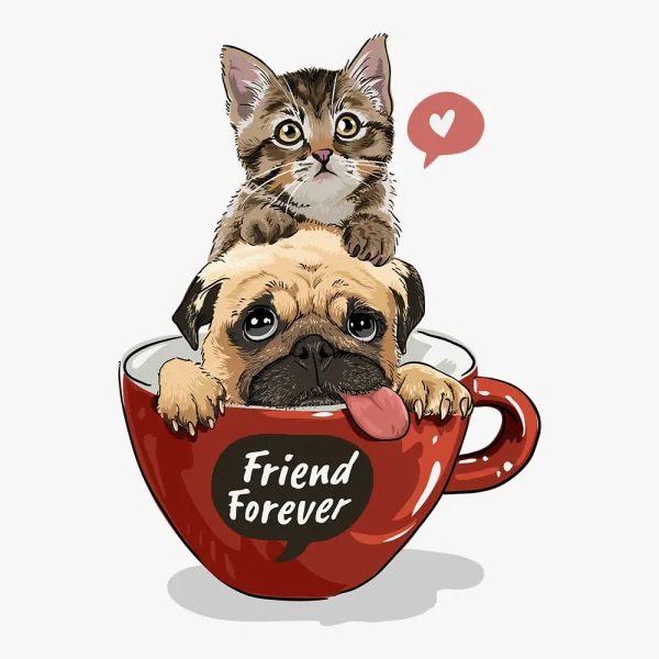 pug-and-cat-friends-forever-heat-transfer