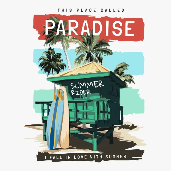 summer-this-place-call-paradise-heat-transfer