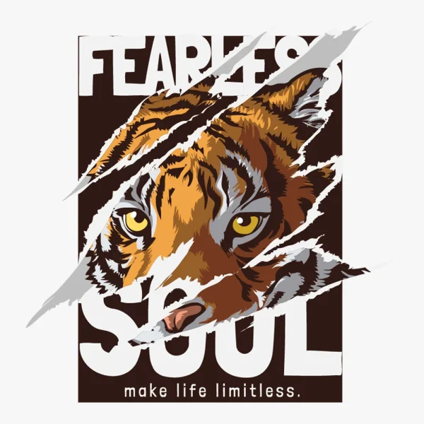 tiger-fearless-soul-make-life-limitless-heat-transfer