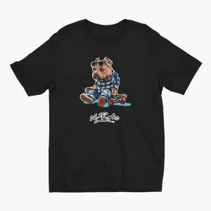 dog-sitting-on-skateboard-tshirt